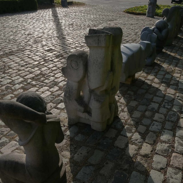 Jan Keustermans, Abstract Sculpture, Stone For Sale - Image 11 of 18