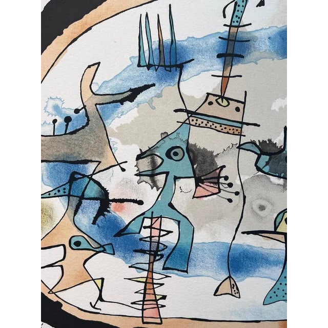 1950s After Joan Miró, The Birth of the Day, 1957, Lithograph For Sale - Image 5 of 10