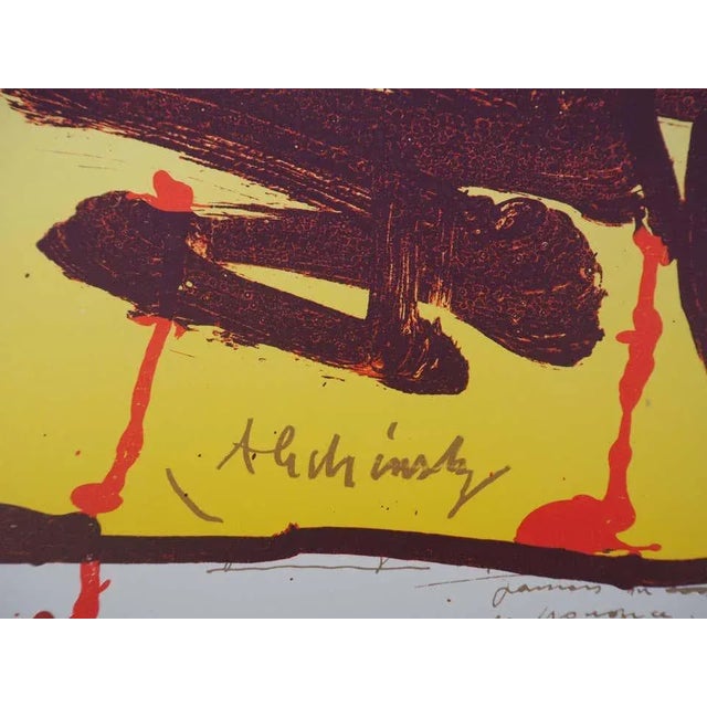 Pierre ALECHINSKY The Wheel (Maeght), 1982 Lithograph and offset Printed signature in the stone Size: 88 x 60 cm (c. 35 x...