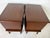 1940’s Art Deco Solid Mahogany Nightstands With Drawer & Open Shelf – A Pair For Sale - Image 10 of 18