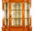 Edwardian Inlaid Satinwood Serpentine Display Cabinet, 19th Century For Sale - Image 10 of 18