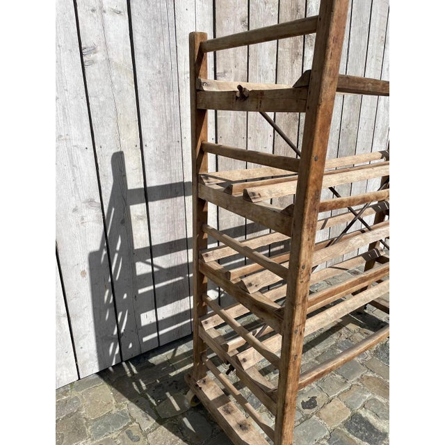 Blonde Beech Bakery Trolley For Sale - Image 6 of 10