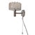 Mid-Century Modern Cut Crystal Wall Lamp, 1960s For Sale - Image 10 of 11