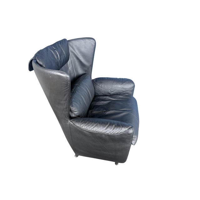 1980s Set of DS-23 Lounge Chair and Ottoman from de Sede, 1988 For Sale - Image 5 of 9