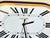 Art Deco Cartier Paris Accordion Clock With Date and White Roman Numeral Dial Circa 1980 For Sale - Image 3 of 12