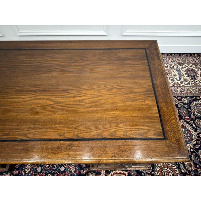 English Desk in Oak For Sale - Image 16 of 18