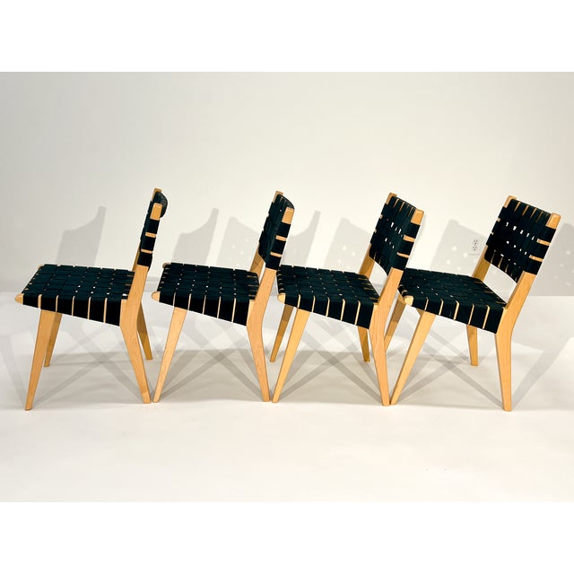 Mid-Century Modern Jens Risom for KnollStudio Dining Chairs – Mid-Century, Set of 4 For Sale - Image 3 of 11
