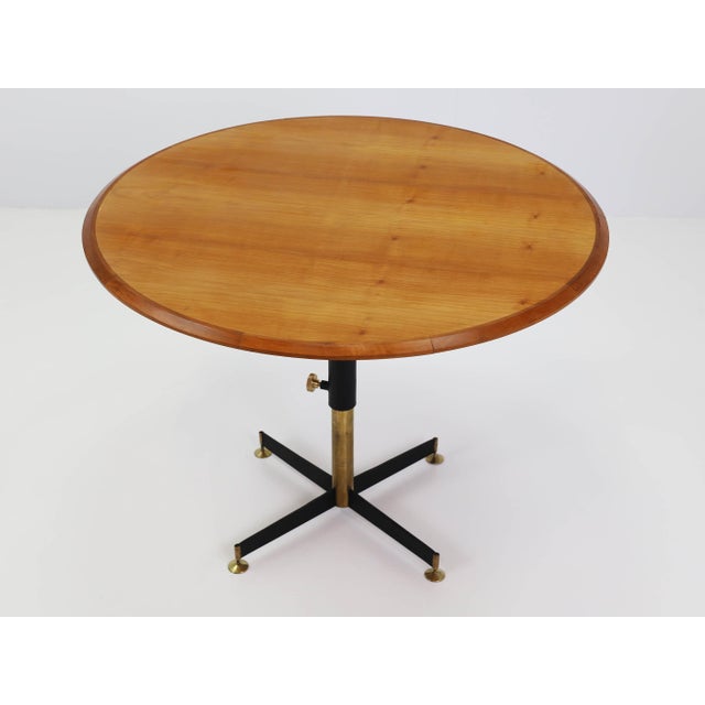 T5 Height-Adjustable Coffee Table by Ignazio Gardella for Azucena, Italy, 1949 For Sale - Image 6 of 12