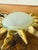 Vintage Sunburst Bronze Wall Sconces Frosted Glass Dome Lights Mid Century - a Pair For Sale - Image 4 of 12