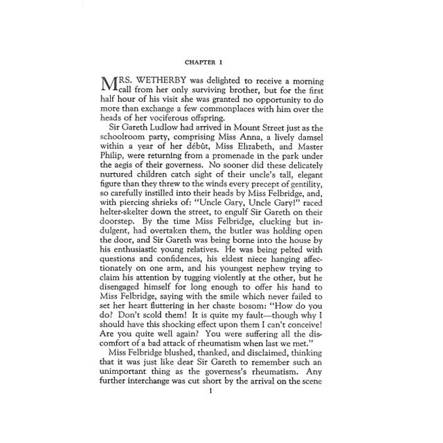 "Sprig Muslin" Book 1956 Heyer, Georgette For Sale - Image 4 of 5