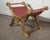Traditional 19th Century Empire Style Gilt X Frame Stool, 1880s For Sale - Image 3 of 7
