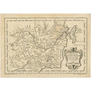 Antique Map of Northern China and Eastern Russia by Bellin, 1757 For Sale