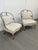 White Restoration Hardware Couturier’s Chairs, Pair For Sale - Image 8 of 12