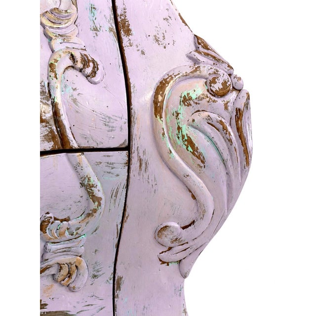 Original Hand Refinished Bombay Chest / Nightstand — French Provincial Style — Maison Martine For Sale - Image 10 of 10