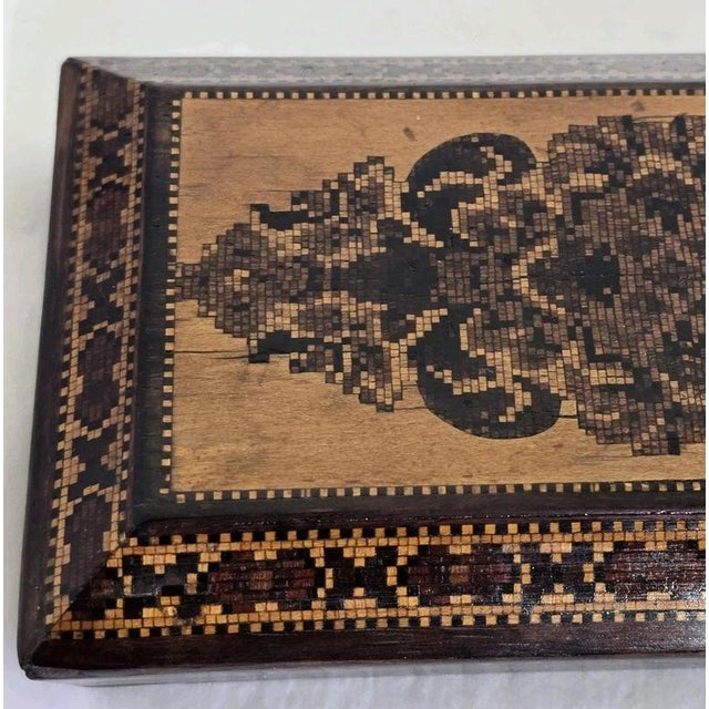 Antique Tunbridge Ware Paperweight, 1850 For Sale - Image 9 of 15