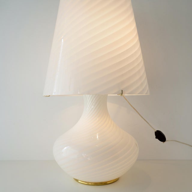 Italian XL Vetri Murano Glass Lamp For Sale - Image 3 of 13