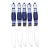 Vintage Bjørn Wiinblad for Rosenthal "Siena Blue" / "Fantasia" Porcelain Knives - Set of 6 For Sale