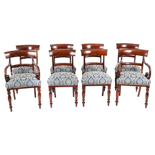 Antique 19th Century English William IV Barback Dining Chairs, Set of 8 For Sale - Image 16 of 16