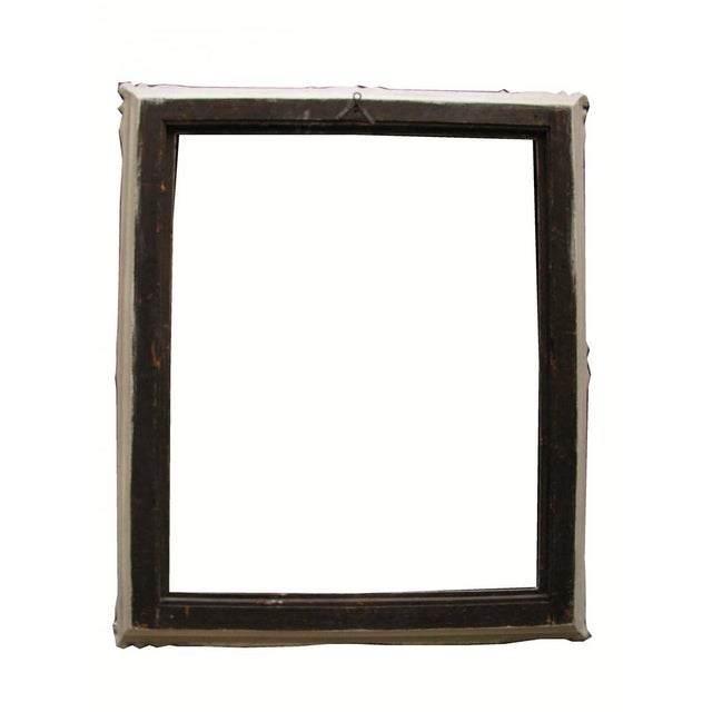 Gray French Mirror in Tempera Pastiglia For Sale - Image 8 of 9