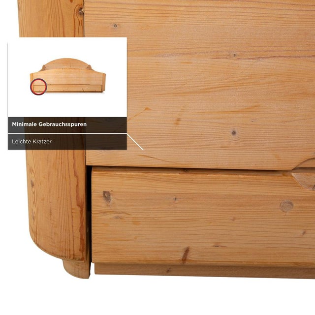 Wood Brown Wooden Bed with Manual Function from Team7 For Sale - Image 7 of 15