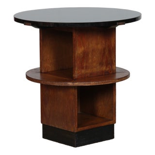 Modernist Side Table in the style of Jean Burkhalter, 1930 For Sale