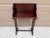 Late 20th Century Vintage Federal Mahogany Library Book Stand With Pull-Out Drink Trays For Sale - Image 5 of 15