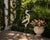 Vintage Hand-Painted Sheet Metal Crane Garden Sculpture For Sale - Image 9 of 12