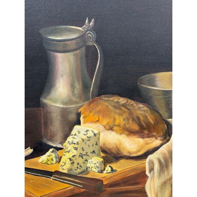 Figurative Original Painting on Canvas - Still Life For Sale - Image 3 of 4
