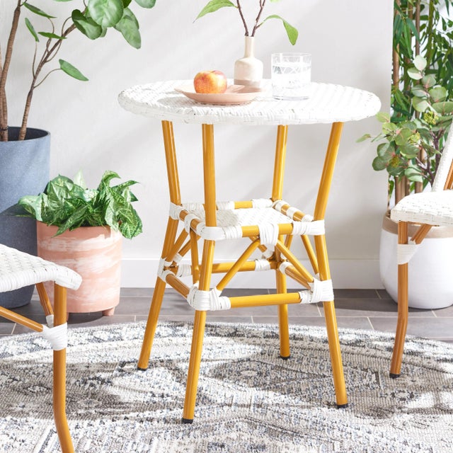 Give a breezy and charming update to your outdoor spaces with our California bistro table. A modern cafe table is...