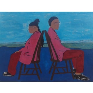 Be Alone With Me, Acrylic Painting by David Akolo. (2026) For Sale
