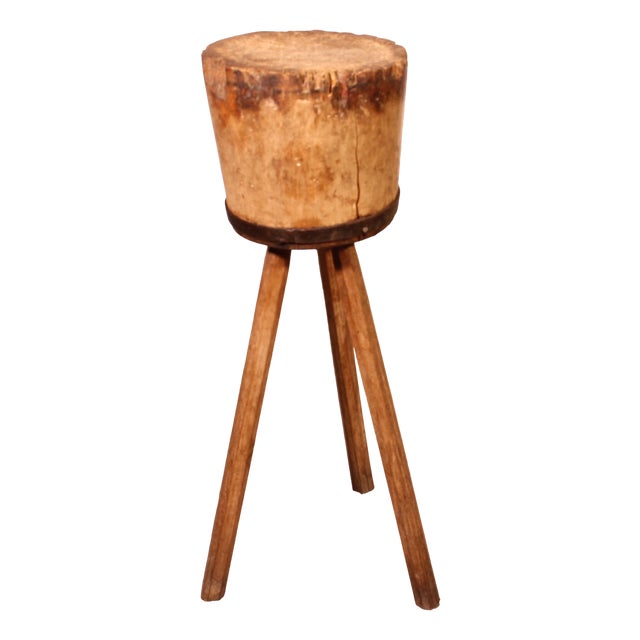 19th Century Brown Poultry Block For Sale