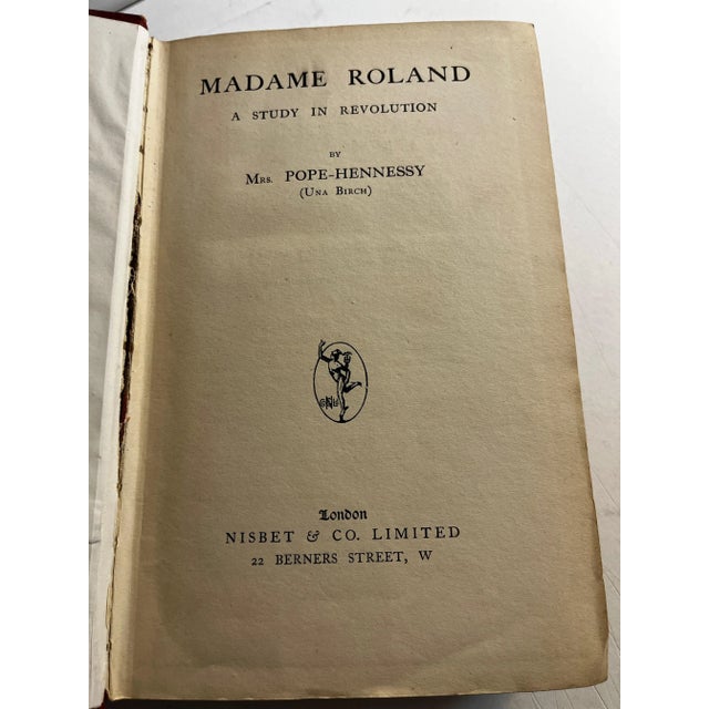 Illustration Antique 1910s Madame Roland Book For Sale - Image 3 of 8