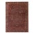1920s Red Rust Field Shah Abbas Floral Antique Sarouk Knotted Wool Carpet Rug For Sale