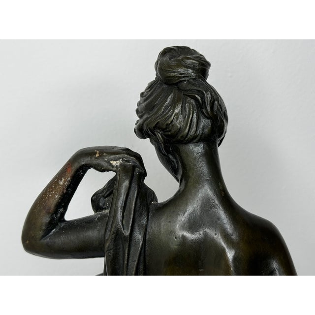 French Art Nouveau Bronze of Purity and Grace La Source an Allegory of Flowing Elegance C1900 For Sale - Image 14 of 16
