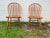 Wood Late 20th Century Pair of Solid Maple Handcrafted Windsor Bowl Back Dining Chairs By Quality Crafted For Sale - Image 7 of 12