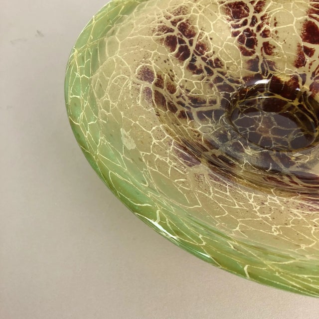 Vintage German Glass Bowl by Karl Wiedmann for WMF For Sale - Image 9 of 14