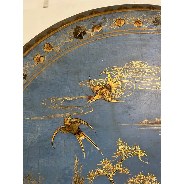 Vintage English Chinoiserie Table For Sale - Image 4 of 12