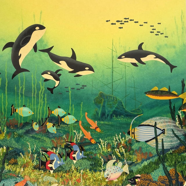 This colourful limited edition print by American artist Wooster Scott is a real eye-catcher on the wall. Overall...