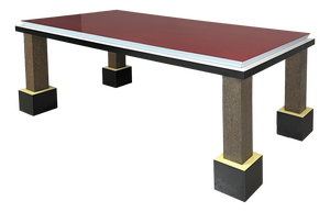 Italian Modern Dining Table by Ettore Sottsass, 1984