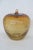 Amber Glass Apple Sculpture Large Mid Century Modern Honeycomb Pattern 5086b For Sale - Image 11 of 11