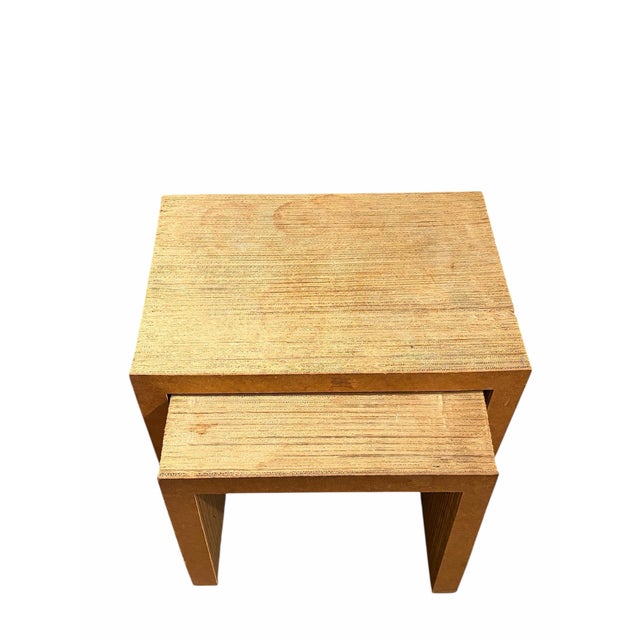 Industrial 1970s Nesting Tables Attributed to Frank Gehry For Sale - Image 3 of 5