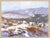 011 - Plein Air-Daniels Peak, CO, 2/13/22 by Judd Mercer | Gouache Landscape of Daniels Peak in winter For Sale