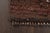 Textile 1970s Vintage Handmade Wool Cotton Brown Runner Rug For Sale - Image 7 of 11