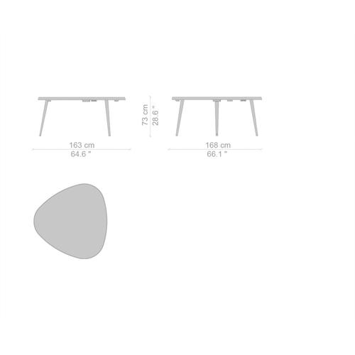 Black Mexique Pro Dining Table by Charlotte Perriand for Cassina, Italy For Sale - Image 8 of 11