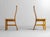 Sculptural Postmodern Dining Chairs in Wood with Curved Back, 1980s, Set of 6 For Sale - Image 4 of 8
