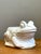 Vintage Italian White Frog Ceramic Vase For Sale - Image 11 of 12