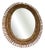 Wicker Wall Mirror, 1970s For Sale