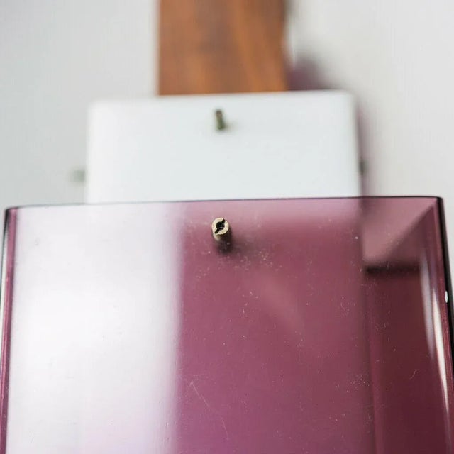 Wood Vintage 3-Light Ceiling Lamp from Guzzini, 1960s For Sale - Image 7 of 12