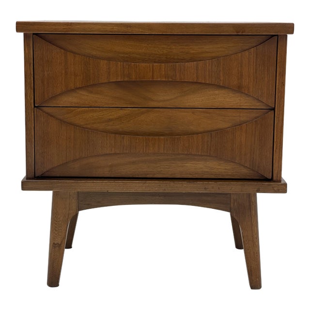 Mid-Century Modern Sculptural Nightstand For Sale