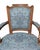 Mid 20th Century Pair of French Louis XVI–Style Walnut Fauteuil Armchairs For Sale - Image 4 of 5